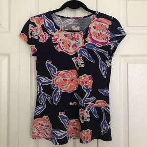 Lilly Pulitzer Alene Knit Peplum Top